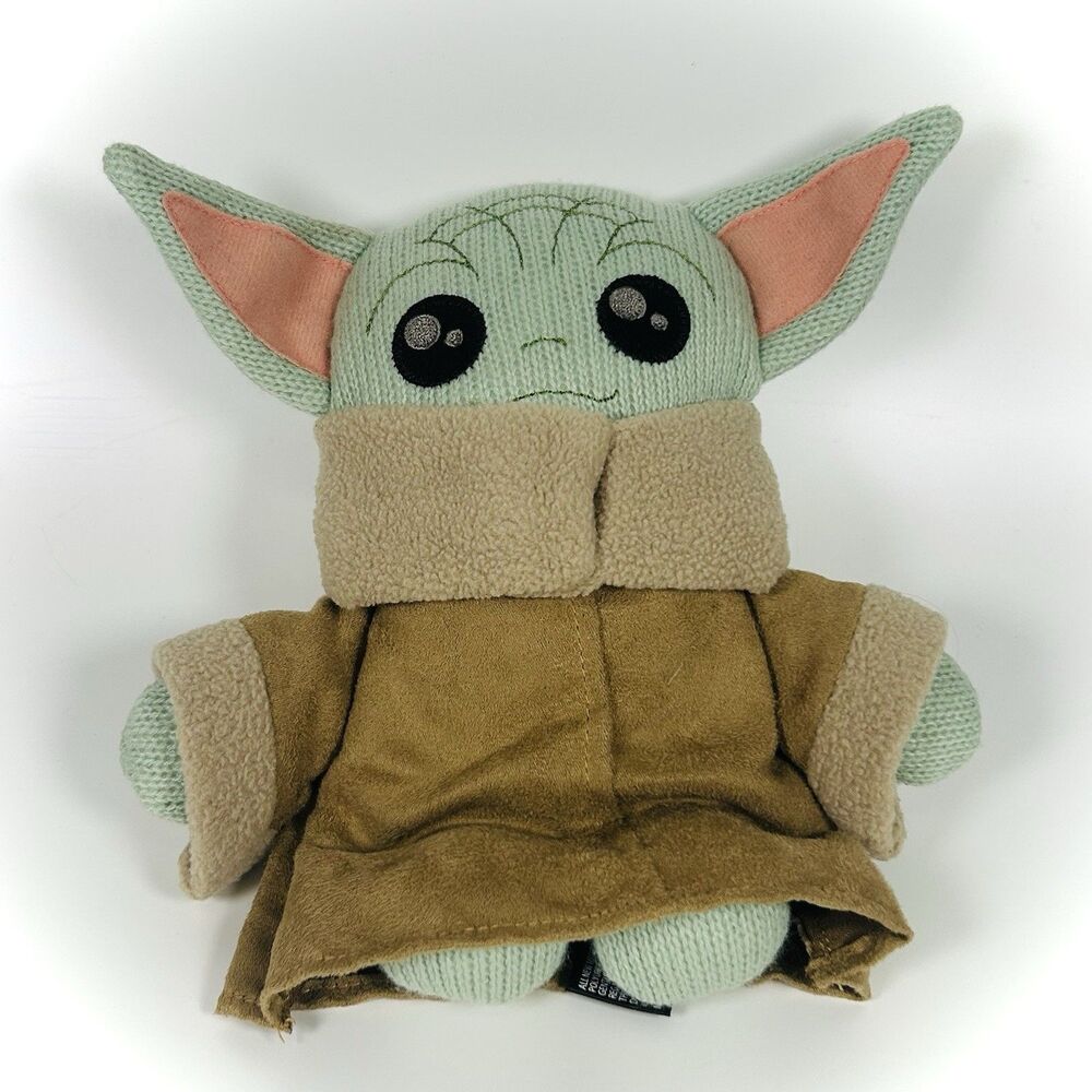 Disney Star Wars Galaxy's Edge Toydarian Baby Yoda The Child Knit Plush 8"